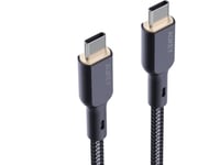 Aukey Usb-C - Usb-C 1,8 M Usb-Kabel Svart (Cb-Kcc102 Bk)