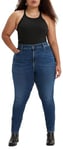 Levi's Women's Plus Size 721 High Rise Skinny Jeans, Blue Wave Dark Plus, 20 S
