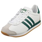 adidas Country Og Mens White Green Casual Trainers - 7.5 UK