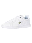 LacosteCarnaby Pro BL23 1 SMA Leather Trainers - White/Navy