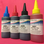 4X100ML PRINTER INK BOTTLES FOR REFILLING CANON PGI-570 BK CLI-571 BK/C/M/Y CISS