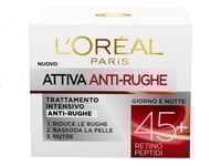 L'oreal Paris Attiva Anti-Rughe Anti-Wrinkle Face Creme 45+ Dag &Amp  Natt 50Ml