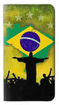 Brazil Football Soccer Map Flag PU Leather Flip Case Cover For Google Pixel 3a XL