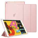 Smart Magnetic stand case cover for Apple iPad 10.2(7th gen), Pro 10.5 & Air 3 (Rose Gold)