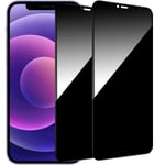 2-Pack iPhone 12 Mini Sekretessskärmskydd - Härdat Glas, Anti-Spy, Privacy Skärmskydd