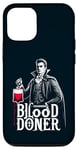 Coque pour iPhone 12/12 Pro Charmant don de sang drôle de sensibilisation aux dons gothiques