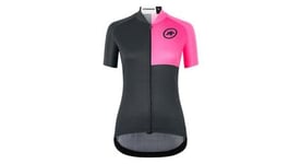 Maillot manches courtes assos uma gt jersey c2 evo stahlstern rose