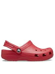 Crocs Classic Clog Toddler Sandal, Red, Size 8 Younger