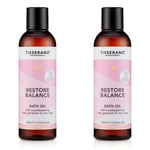 Tisserand Aromatherapy Restore Balance Bath Oil, 200ml -2 Pack RRR £32