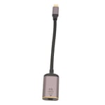 Adaptateur USB C vers Mini DisplayPort 8K 60Hz, Plug and Play, c&acirc;ble USB C m&acirc;le vers Mini DP femelle pour appareils USB C