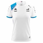 Kappa - T-Shirt Aboliw BWT Alpine F1 Team 2023 Blanc pour Femme - Blanc - Taille M