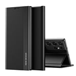 Vikbart Samsung Galaxy S21 Ultra 5G fodral med ett stativ - Svart