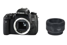 Appareil photo Reflex Canon EOS 760D NU + EF 50MM F/1.8 STM