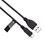 2 Meter Cable for Amazon Fire TV Stick Hi-Speed Micro USB Power Charging Lead Cord (2m | Black)