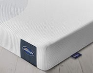 Silentnight 3 Zone Memory Foam Rolled Mattress, Made in the UK, 90 x 200 cm