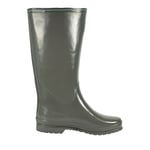 Tretorn Kelly Welly Slip-On Brown Synthetic Womens Boots 47.2239 Charcoal/Grey