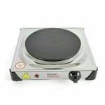 Single Electric Hot Plate Hob Portable Compact Table Top Cooker Kitchen Utensils