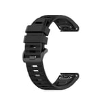 Garmin Fenix ​​​​5 Plus silikonikellon ranneke - musta