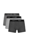 Ted Baker Mens 3-pack Cotton Underwear Trunks, Grey/Heather Grey/T Repeat, M UK