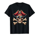Swashbuckler Skull: Cool Rebel of Seas T-Shirt
