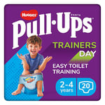 Huggies Pull-Ups Trainers Day, Boy, Size 2-4 Years, Nappy Size 5-6+, 20 BIG KID Training Pants