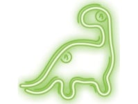 Telforceone Neon Led Dinosaurie Väggdekorationsskylt Grön 23,5X24,5 Cm