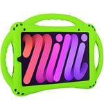 TopEsct Coque pour iPad Mini 6e génération pour Enfants - Résistante aux Chocs - avec Trois poignées de Support - pour iPad Mini 6 de 8,3" (Vert)