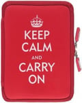 Peter Pauper Press (Producer) NeoSkin Kindle Zip Sleeve, Keep Calm and Carry On (Fits Paperwhite, Neoprene Cover, Case)