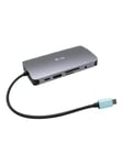 I-Tec USB-C Metal Nano Dock HDMI/VGA with LAN + Power Delivery 100 W
