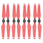 8pcs Propeller/Fit For - DJI Mavic Pro/Accessories 8330 Quick Release Folding Propeller 8330F Props (Colore : Red)