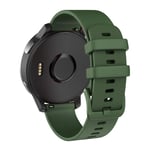 Isabake Watch Strap for Garmin Vivoactive 4 /Active/Samsung Galaxy Watch 46mm/Gear S3 Frontier/Classic Quick Release Silicone Watch Band (ArmyGreen)
