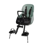 BOBIKE 8010700003 - Siège Jeune Enfant Vélo Frontale Evolve Mini Sécurisé avec Design Enveloppant, Fixation au Tube de Direction et Confort Optimal, Menthe Poivrée