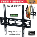Tilt TV Wall Bracket Mount for LED LCD Samsung 26 32 42 46 47 48 49 50 55" Inch