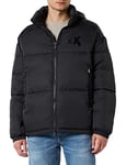 Armani Exchange Men's Sustainable, Key Look, Zipper Jacket, Black, XL