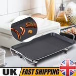 Electric Teppanyaki Table Top Grill Griddle Hot Plate BBQ Barbecue Pan 1360W