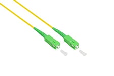 Good Connections Câble OS2 à fibre optique - Simplex - Fiche SC (APC) vers SC (APC) - Singlemode 9/125 - Conducteur d'ondes lumineuses, câble fibre optique, câble patch pour FTTH/FTTB/FTTx - 5 m