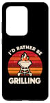 Coque pour Galaxy S20 Ultra I'd Rather Be Grilling Barbecue Grill Cook Barbeque BBQ