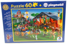 Pony Farm Horses Playmobil/Schmidt Puzzle + Figurine 55249 From 2002 Ovp New RAR