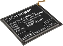 Kompatibelt med Samsung SM-A516A, 3.85V, 4400 mAh