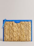 Ted Baker Ivelin Woven Seagrass Clutch Bag