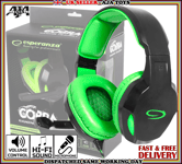 Stereo Headphones With Microphone. Headset For PC Laptop Skype Discord Cobra