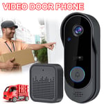 Wireless Smart WiFi DoorBell IR Video Visual Camera Intercom Home Security