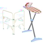Casdon Ironing Set:Toy Ironing Board And Iron For Children Aged 3+: Folding Clothes Airer And Hangers Included