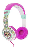 L.O.L Surprise! LOL639 Wired On-Ear Headphones - Pink and White