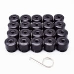 RelaxToday 20Pcs 25mm Car Wheel Nut Auto Hub Screw Cover Caps Wheel Nut Bolt Head Cover,For VW Transporter T5 T6 2003-2020