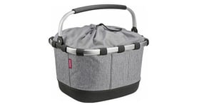 Sacoche de porte bagage klickfix carrybag gt pour racktime twist gris