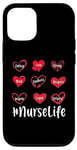 iPhone 15 Pro Happy Valentines Day Cute Heart I Nurse life Case