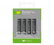 GP 800 ReCyko+ uppladdningsbara HR03 AAA batteri 4-pack