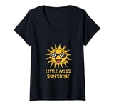 Womens Little Miss Sunshine V-Neck T-Shirt