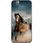 Apple iPhone 6s Transparent Mobilskal Springande Häst